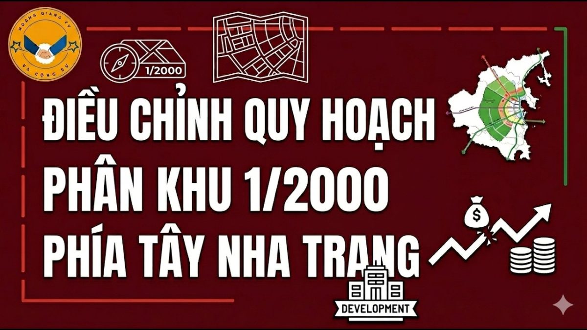 PHÊ DUYỆT ĐIỀU CHỈNH QUY HOẠCH KHU ĐÔ THỊ PHÍA TÂY NHA TRANG 2026 | HOANGGIANG TV