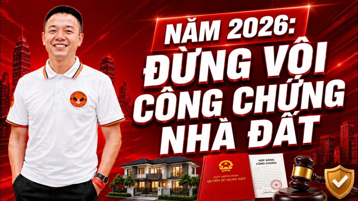 NĂM 2026: ĐỪNG VỘI CÔNG CHỨNG MUA BÁN NHÀ ĐẤT NẾU CHƯA làm ĐIỀU NÀY | HOÀNG GIANG TV