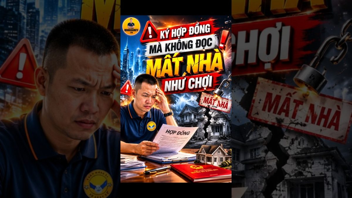Ký bừa hợp đồng mua nhà, ko đọc kỹ và cái kết đắng #kinhnghiemnhadat  | HOÀNG GIANG TV