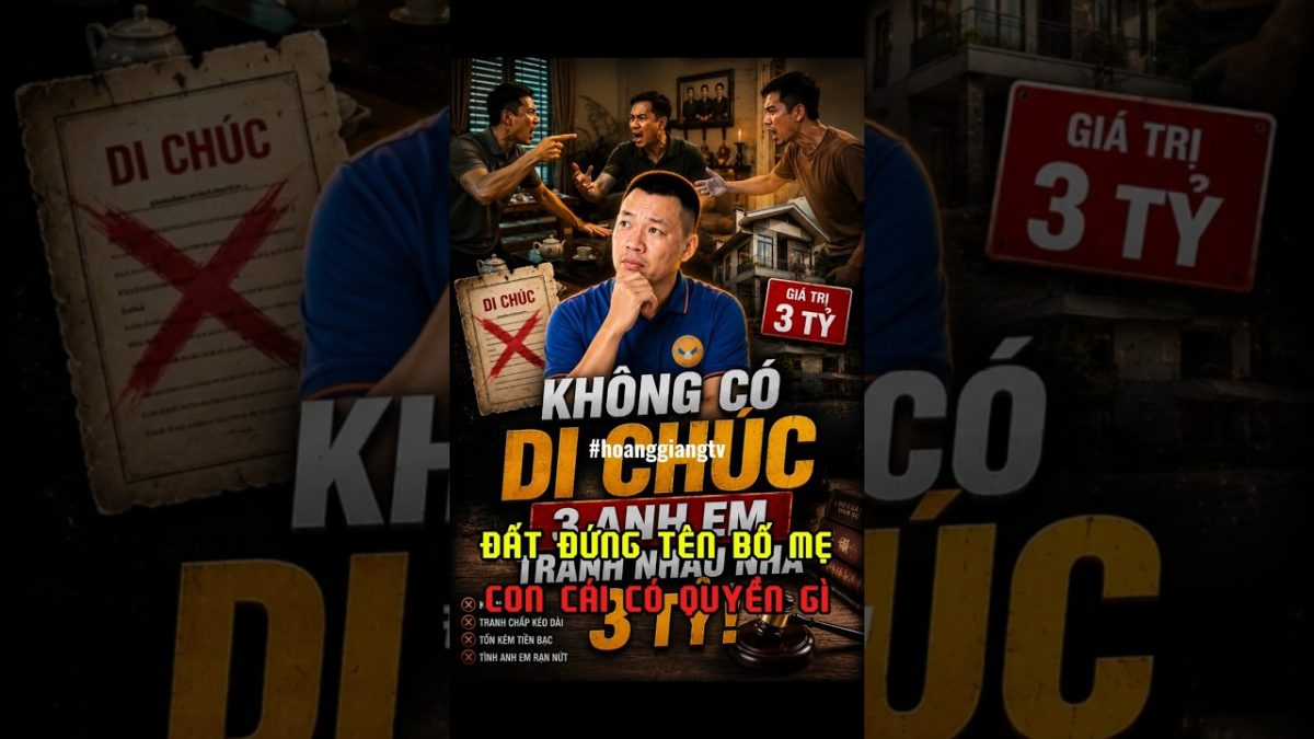 Đất đứng tên bố mẹ — con cái có quyền gì theo pháp luật Việt Nam?| HOANGGIANG TV