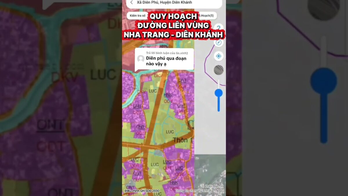 ĐƯỜNG LIÊN VÙNG NHA TRANG DIÊN KHÁNH ĐI QUA DIÊN PHÚ ĐOẠN NÀO ?hoanggiangtv