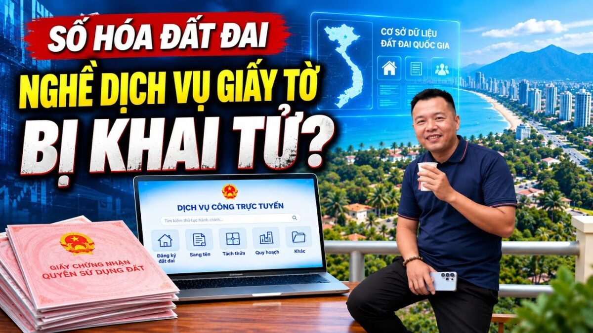 SỐ HÓA ĐẤT ĐAI: Nghề Dịch Vụ Giấy Tờ Nhà Đất Sắp Bị “KHAI TỬ”? HOÀNG GIANG TV