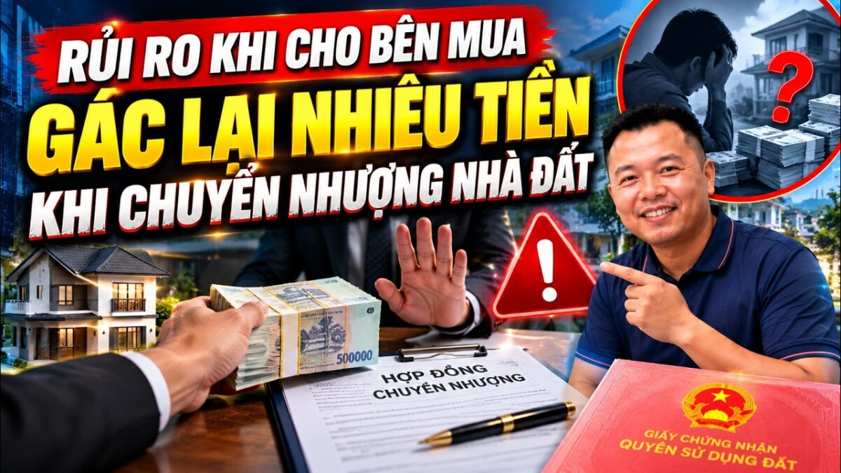 BÁN ĐẤT CHƯA NHẬN ĐỦ TIỀN: Sang Tên Sổ Đỏ Rồi, Người Mua Không Trả Thì Sao? HOÀNG GIANG TV
